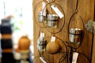 Hanging tea light holders