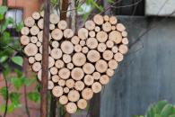 wooden branch hearts